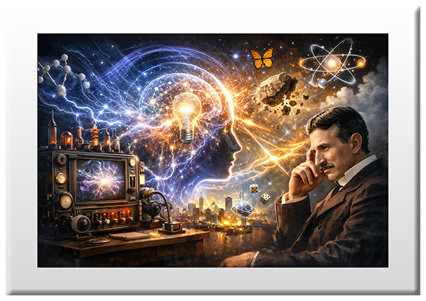 Nikola Tesla quantum mechanics visual