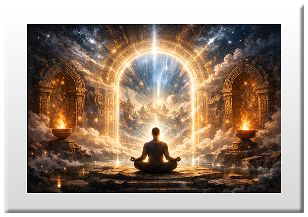Spiritual and religious principle visual